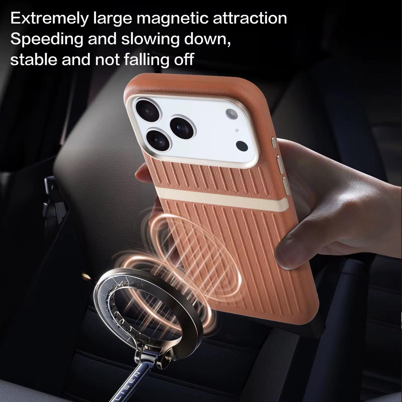 Ultra Premium Chromatic Lens Protection Leather Case For iPhone 13/14 Series