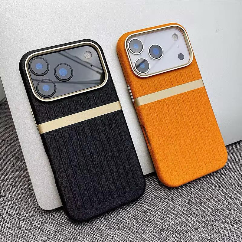 Ultra Premium Chromatic Lens Protection Leather Case For iPhone 13/14 Series