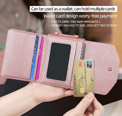 Luxurious Leather Wallet Case For Galaxy Z Flip3 / Galaxy Z Flip4