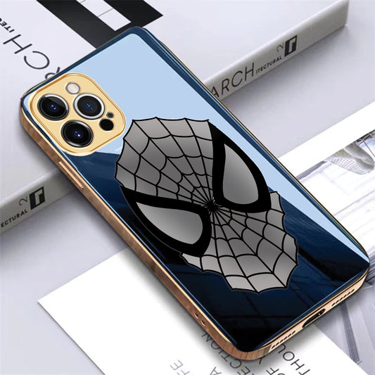 Premium Gold Plated Toughened Glass Case For iPhone (Select Model from the Options)