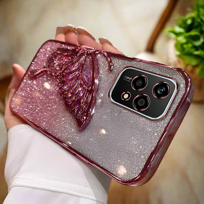 Cute 3D Glitter Butterfly Plating Case for Oneplus (Select Model)