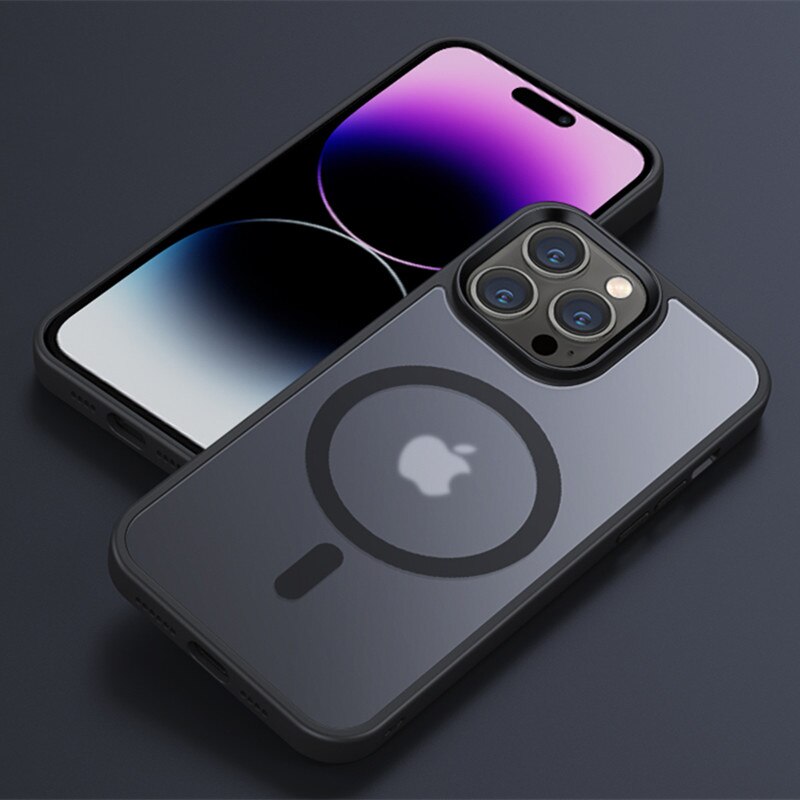 Acquista Con Lente Di Protezione Placca Custodia Per Telefono Per IPhone 15 14 13 12 11 Pro Max Plus Per Magsafe Carica Wireless Paraurti Glitter Cover In Italia A Partire Da 3.42 - Foto 12